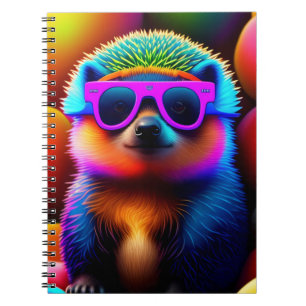 Carnet lunettes de néon mignonnes lunettes de soleil de p