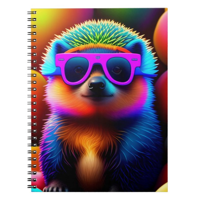 Carnet lunettes de néon mignonnes lunettes de soleil de p (Devant)
