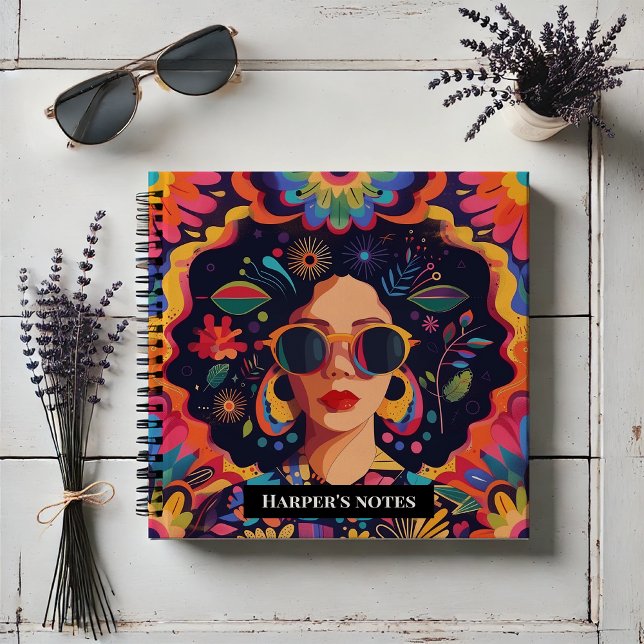 Carnet Lunettes de soleil et Sass (Embrace your unique style and celebrate diversity with this amazing design. )