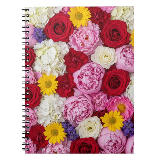 Carnet Lush Summer Bloom Floral (Devant)