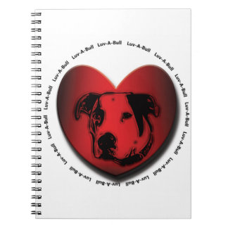 Carnet Luv-A-Bull American Bulldog Pit Bull Heart