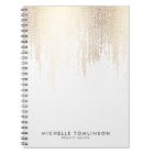 Luxe Faux Gold Confetti Motif de pluie