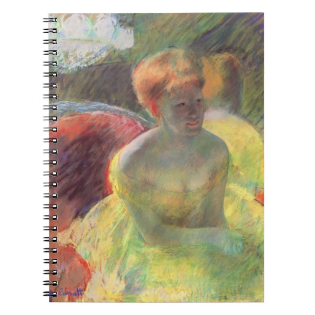Carnet Lydia de Cassatt penche sur ses bras (Devant)