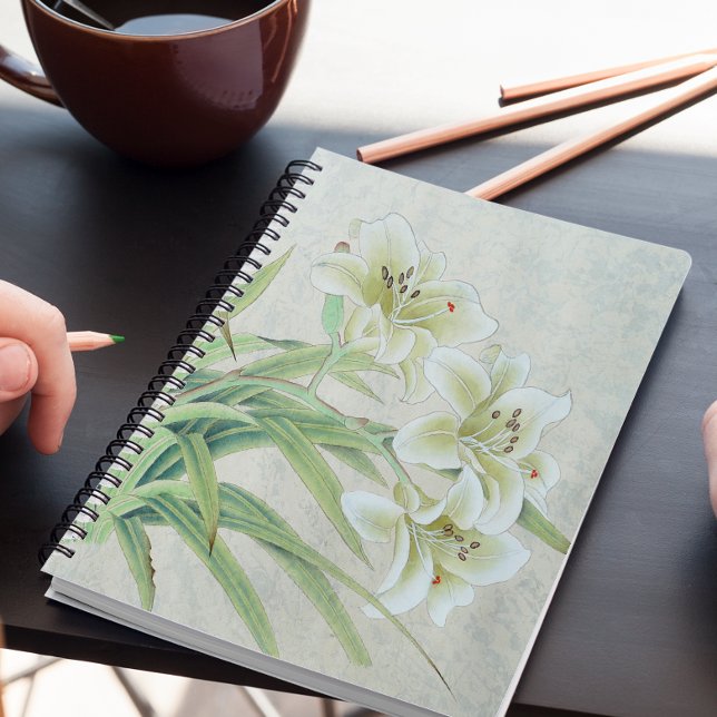 Carnet Lys blancs (Créateur téléchargé)