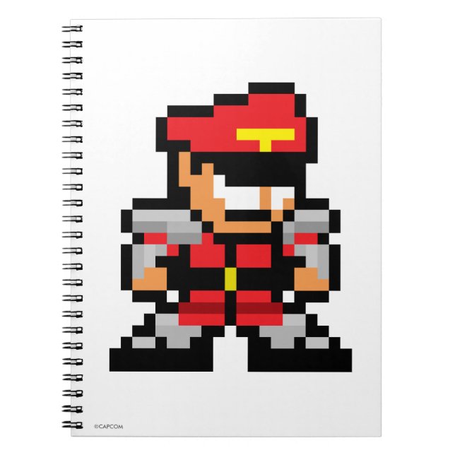 Carnet m. Bison à 8 bits (Devant)