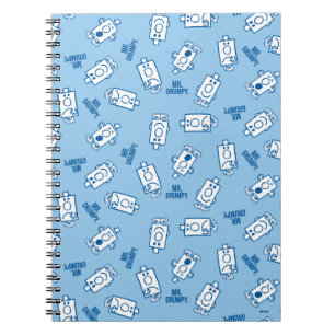 Carnet M. Grumpy   Blue Emotion Toss Motif