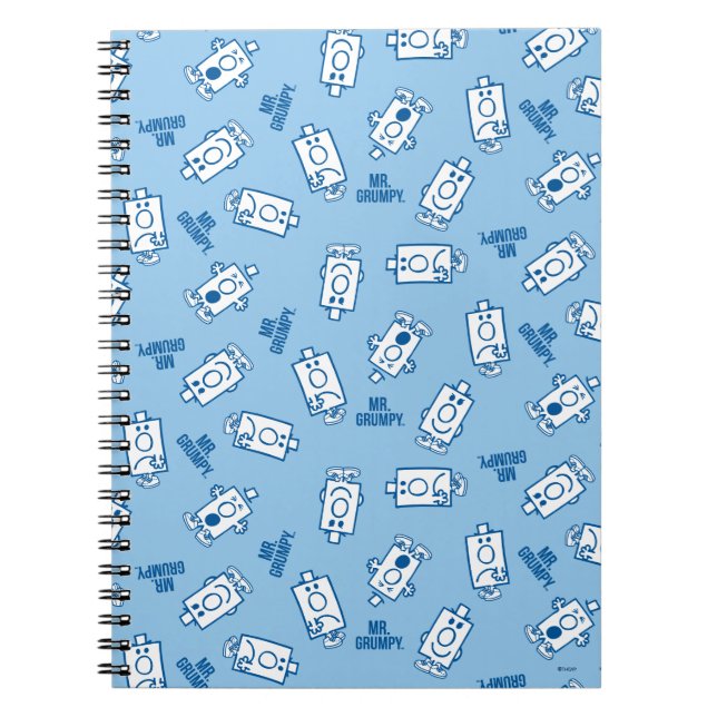 Carnet M. Grumpy | Blue Emotion Toss Motif (Devant)