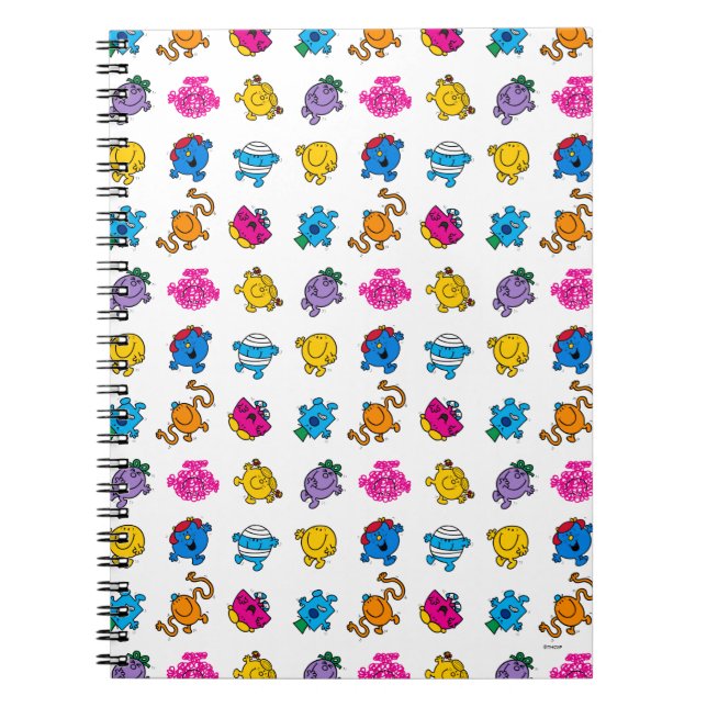 Carnet M. Men & Little Miss | Danse Motif (Devant)