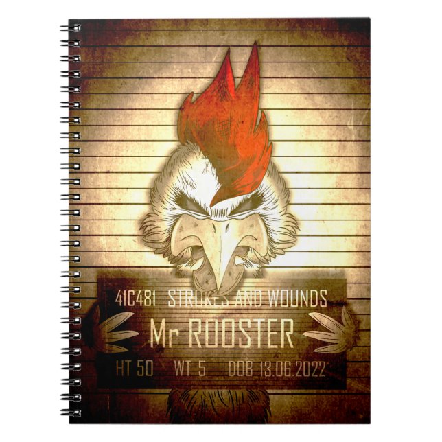 Carnet M. Rooster Vintage (Devant)
