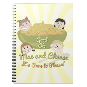 Carnet Mac and Cheese S'il Vous Plaît Design D'Art Rétro 