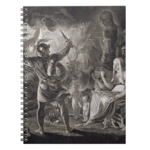 Carnet Macbeth, les trois sorcières et Hecate dans l'act