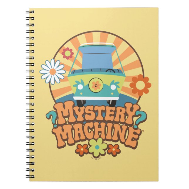 Carnet Machine de mystère Van Floral Graphisme (Devant)