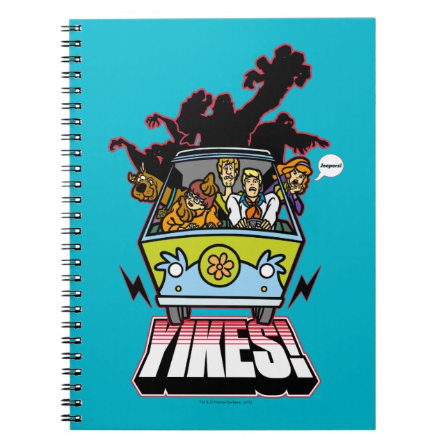 Carnet Machine Mystère "Yikes !" Dessin (Devant)
