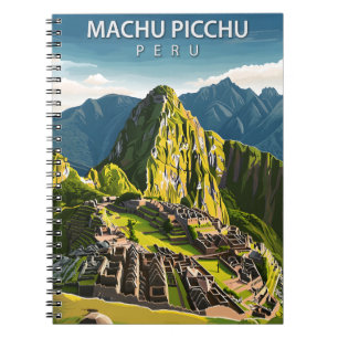 Carnet Machu Picchu Pérou Vintage voyage