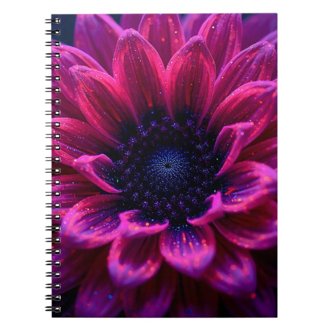 Carnet Macro Nébuleuse Fuchsia (Devant)