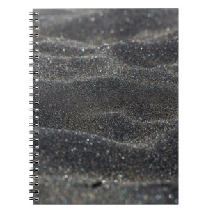 Carnet Macro sable noir flou