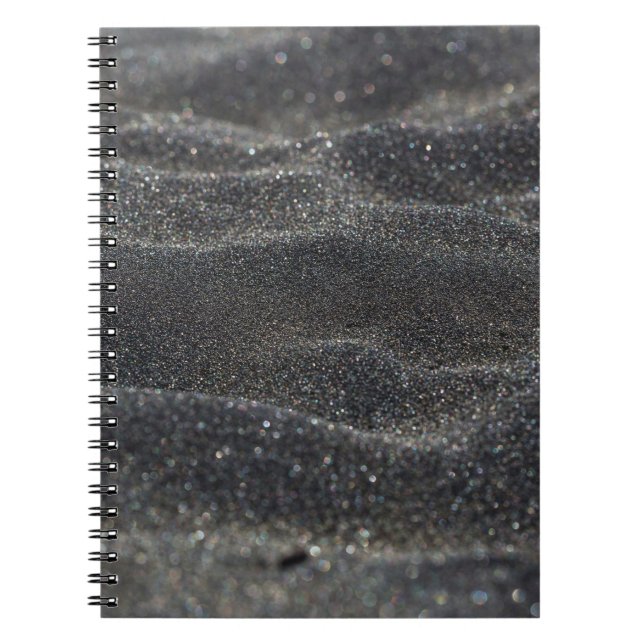 Carnet Macro sable noir flou (Devant)