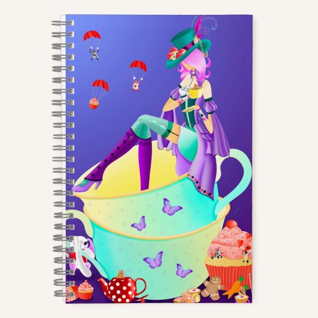 Carnet Mad Hatter dans Teacup Wonderland (Recto)