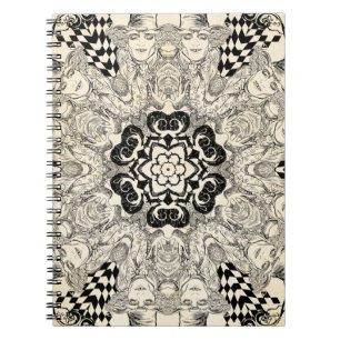 Carnet Mad Hatter Kaleidoscope