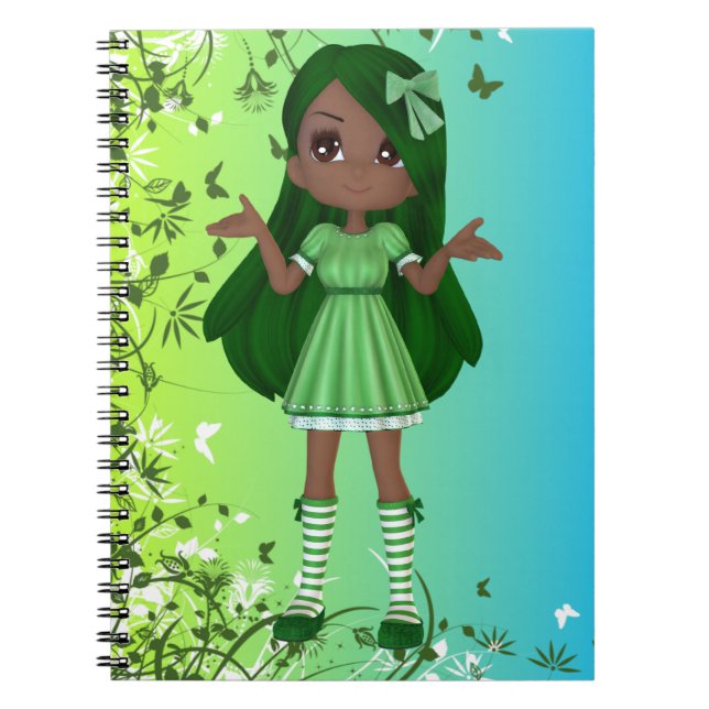 Carnet Madame Lime Notebook d'Afro-américain (Devant)