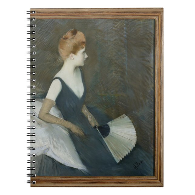 Carnet Madame Marthe Le Tellier Sitting sur un sofa (Devant)