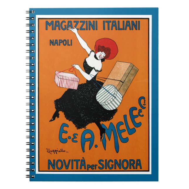 Carnet Magazzini Italiani ~ E. A. Mele co. (Devant)