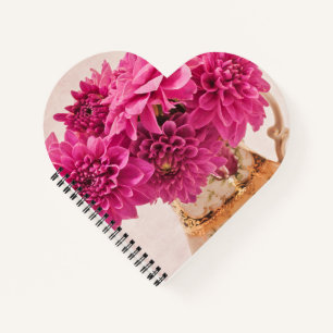 Carnet Magenta Dahlias