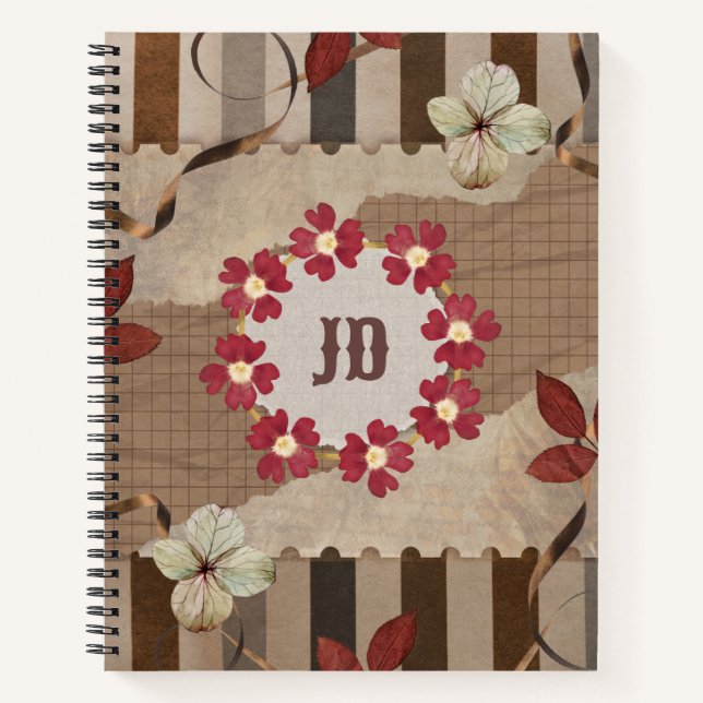 Carnet Magenta Primrose Pressé (Devant)