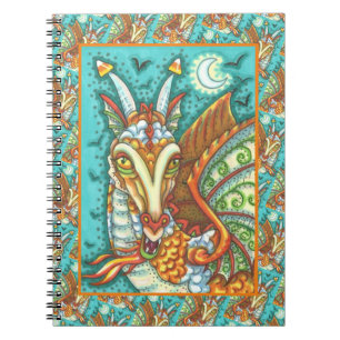 CARNET MAGIC CANDY CORN DRAGON, HALLOWEEN IMAGINAIRE BEAS