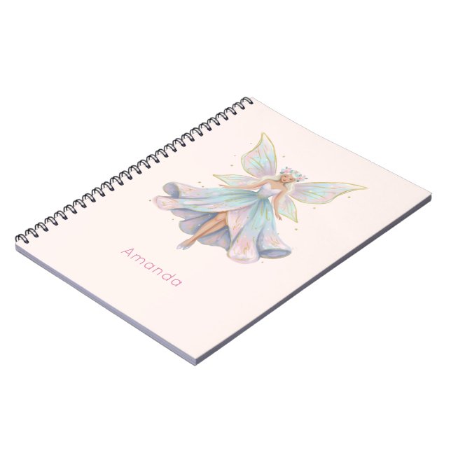 Carnet Magical Angel Fairy Pastel Colors (Côté gauche)
