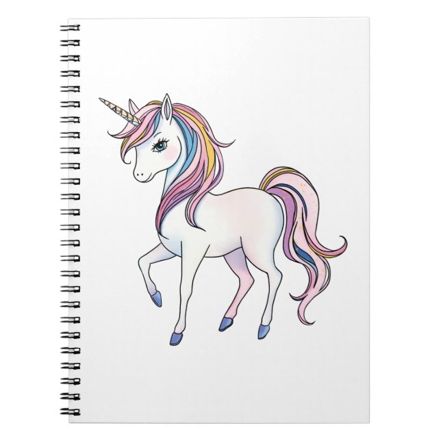 Carnet Magical Unicorn Dreams - Whimsical Imaginaire Desi (Devant)