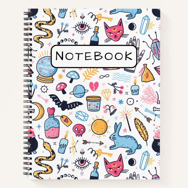 Carnet Magie de cuisine éffrayante (Devant)