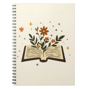 Carnet Magie Florale Livre Ouvert