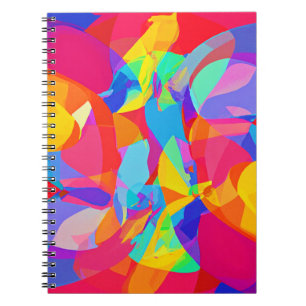 Carnet Magie Motif colorée vive
