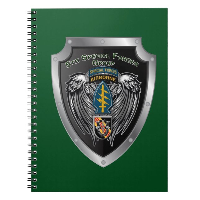 Carnet Magnifique 5e Groupe des forces spéciales (aéropor (Devant)