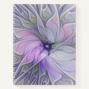 Carnet Magnifique beauté moderne abstraite fleur d'art fr