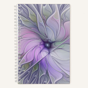 Carnet Magnifique beauté moderne abstraite fleur d'art fr