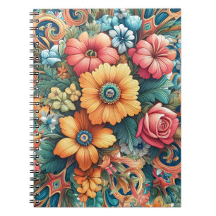 Carnet Magnifique Bouquet de Fleurs