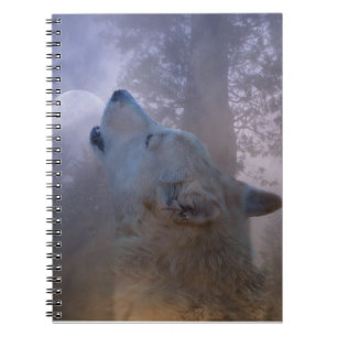 Carnet Magnifique ordinateur portable Wolf and Moon