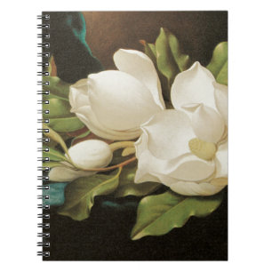 Carnet Magnolias blanches géantes