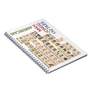 Carnet Mah Jongg Carreaux américains