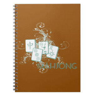 Carnet mahjong bleu