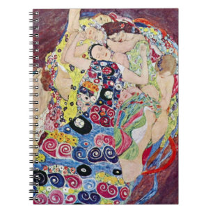 Carnet Maiden (Vierge), Gustav Klimt, Art Nouveau Vintage