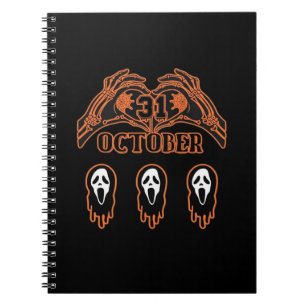 Carnet Mains De Squelette Pour Halloween Classique