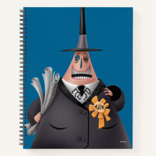 Carnet Maire De La Ville D'Halloween Visage souriant
