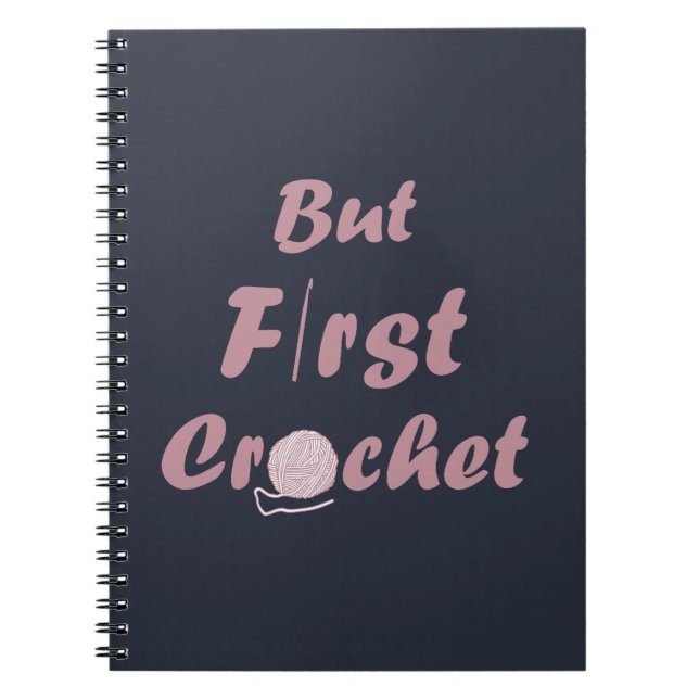 Carnet mais premier crochet amusant crochet citations (Devant)