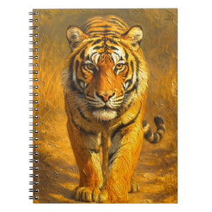 Carnet Majestic Golden Tiger Notebook - Wildlife Art Jour