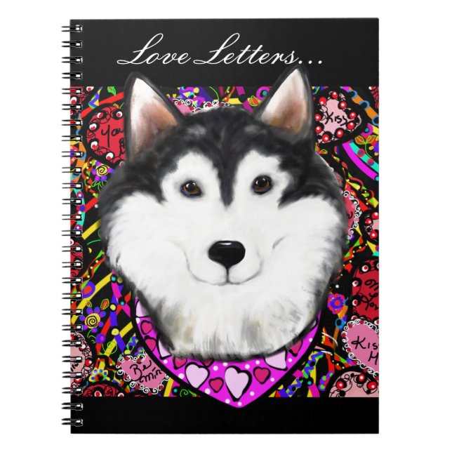 Carnet Malamute d'Alaska (Devant)