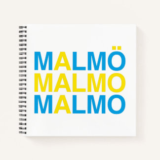 Carnet MALMO Swedish Flag