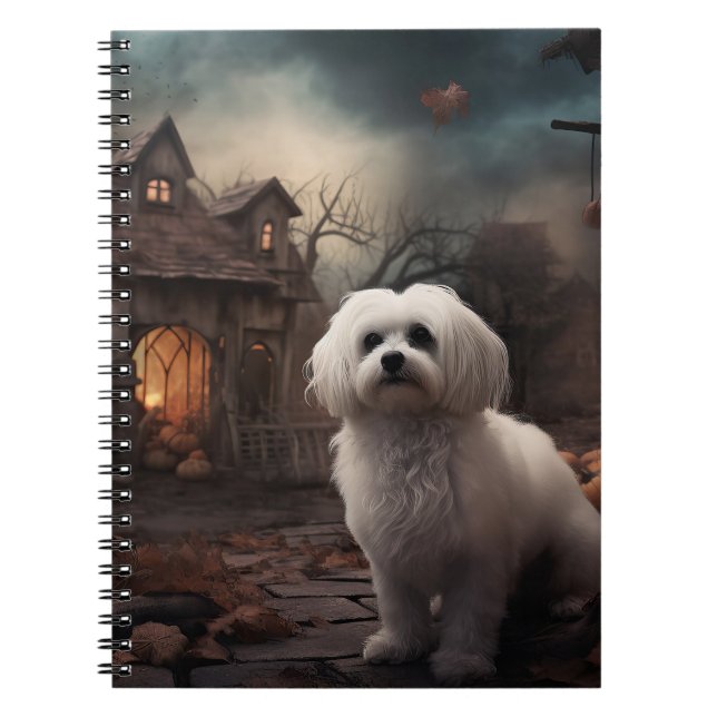 Carnet Maltais Halloween effrayant (Devant)